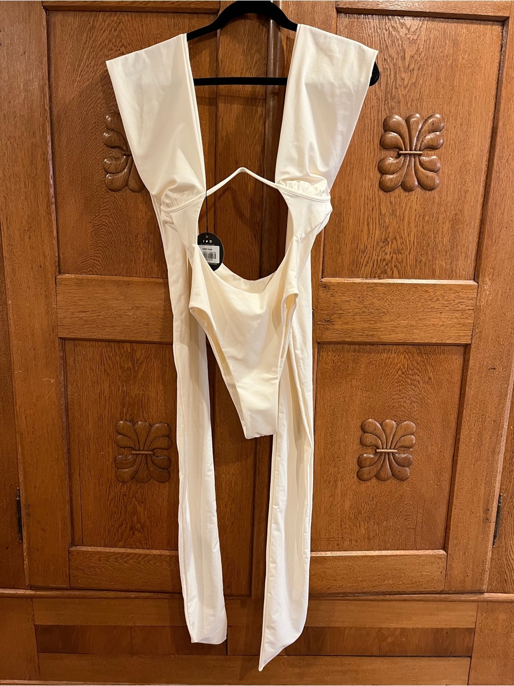🆕NWT MBM Swim — Bella One-Piece Swimsuit — Small — Cream - Picture 5 of 5